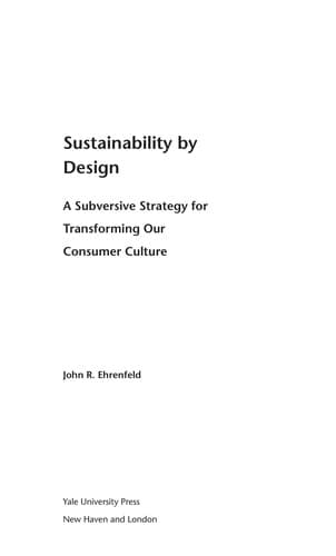 Tapa de Sustainability by design