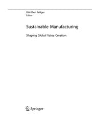 Tapa de Sustainable Manufacturing