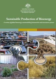 Tapa de Sustainable production of bioenergy
