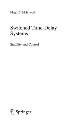 Tapa de Switched time-delay systems