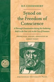 Tapa de Synod on the freedom of conscience