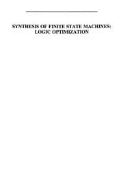 Tapa de Synthesis of Finite State Machines