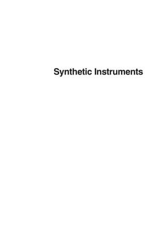 Tapa de Synthetic instruments