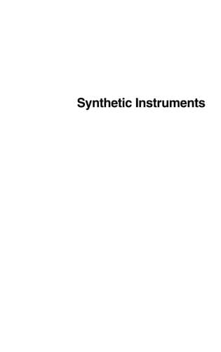 Tapa de Synthetic instruments