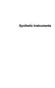 Tapa de Synthetic instruments