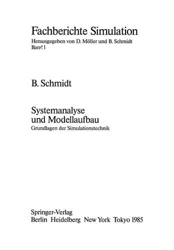 Tapa de Systemanalyse und Modellaufbau