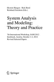 Tapa de System Analysis and Modeling: Theory and Practice