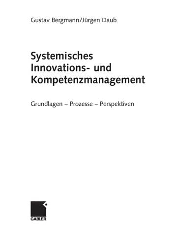Tapa de Systemisches Innovations- und Kompetenzmanagement