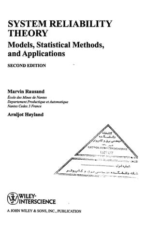 Tapa de System reliability theory