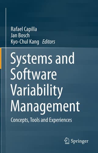 Tapa de Systems and Software Variability Management