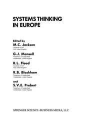 Tapa de Systems Thinking in Europe