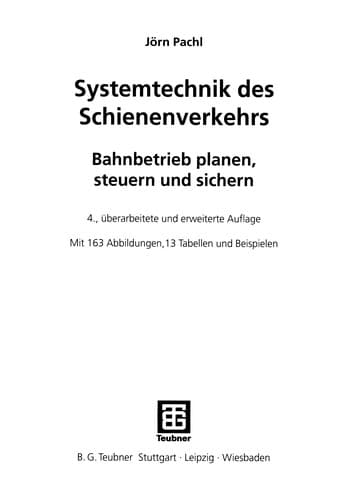 Tapa de Systemtechnik des Schienenverkehrs