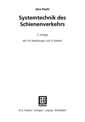 Tapa de Systemtechnik des Schienenverkehrs
