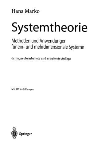 Tapa de Systemtheorie