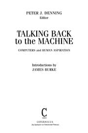 Tapa de Talking Back to the Machine