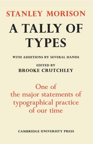 Tapa de A tally of types.