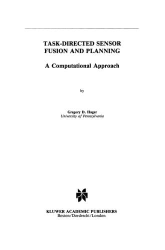 Tapa de Task-Directed Sensor Fusion and Planning