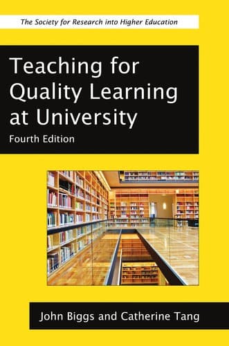 Tapa de Teaching For Quality Learning At University