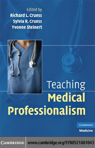 Tapa de Teaching medical professionalism