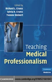 Tapa de Teaching medical professionalism