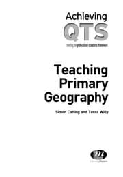 Tapa de Teaching primary geography