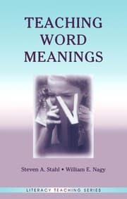 Tapa de Teaching word meanings