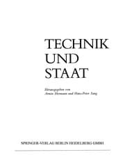 Tapa de Technik und Staat