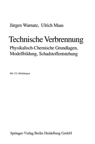 Tapa de Technische Verbrennung