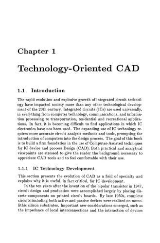 Tapa de Technology CAD - Computer Simulation of IC Processes and Devices