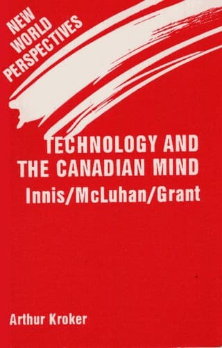 Tapa de Technology and the Canadian mind
