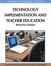 Tapa de Technology implementation and teacher education