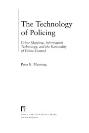 Tapa de The technology of policing