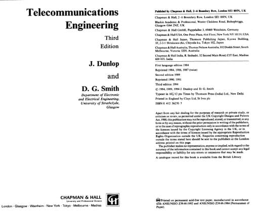 Tapa de Telecommunications engineering