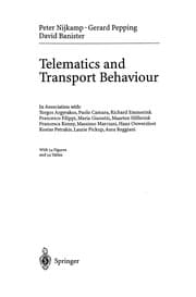 Tapa de Telematics and Transport Behaviour