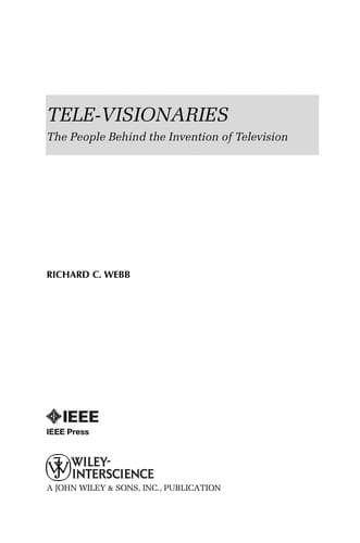 Tapa de Tele-visionaries