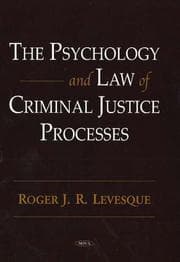 Tapa de The psychology and law of criminal justice processes