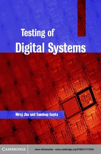 Tapa de Testing of digital systems