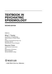 Tapa de Textbook in Psychiatric Epidemiology, Second Edition