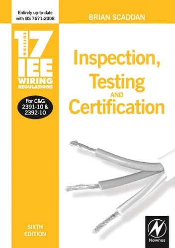 Tapa de 17th edition IEE wiring regulations