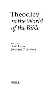 Tapa de Theodicy in the world of the Bible