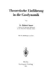 Tapa de Theoretische Einführung in die Gasdynamik
