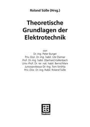 Tapa de Theoretische Grundlagen der Elektrotechnik 2.
