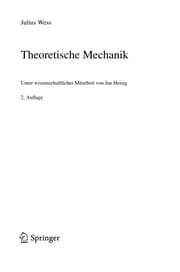 Tapa de Theoretische Mechanik