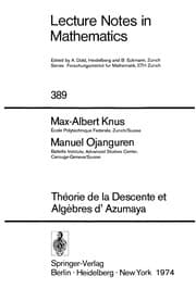 Tapa de Theorie de la descente et alg ebres d'Azumaya