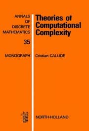 Tapa de Theories of computational complexity