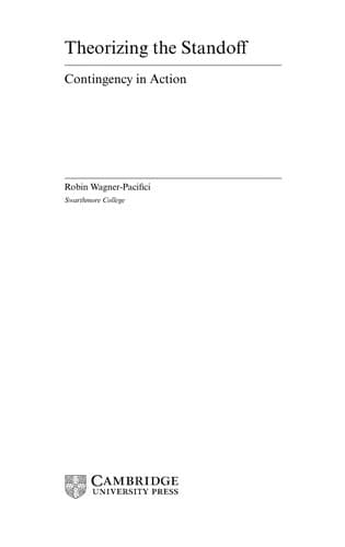 Tapa de Theorizing the standoff