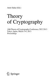 Tapa de Theory of Cryptography