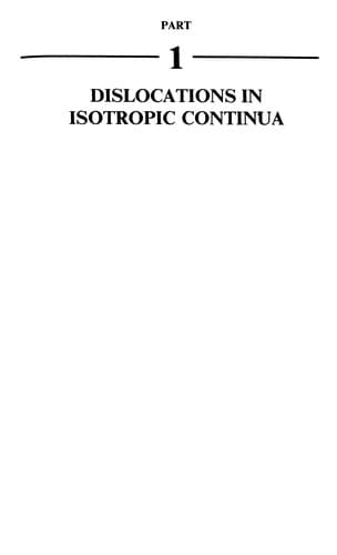 Tapa de Theory of dislocations