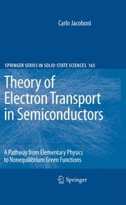 Tapa de Theory of Electron Transport in Semiconductors