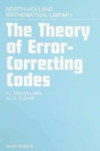 Tapa de The theory of error correcting codes